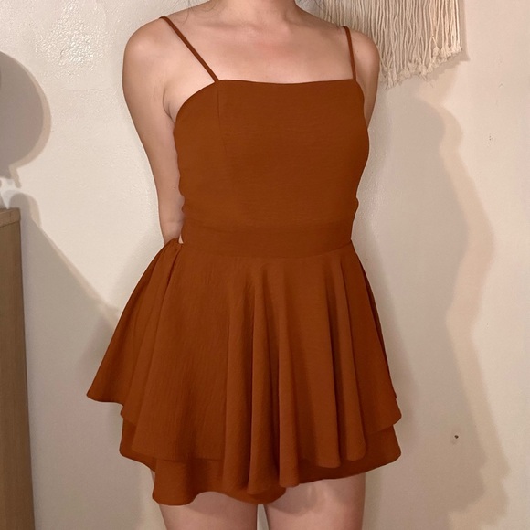 Rust orange romper - Picture 2 of 5